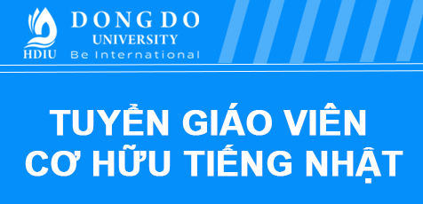 Dong Do University tuyển giáo viên cơ hữu tiếng Nhật