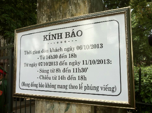 Nhà riêng Đại tướng Võ Nguyên Giáp mở cửa đón khách