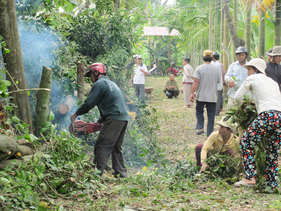 Nông dân đồng lòng xây dựng nông thôn mới