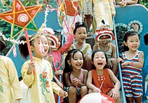 Rộn ràng Trung thu truyền thống nơi làng bản