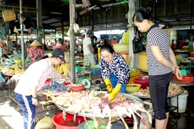 Sức mua thịt heo, gia cầm giảm mạnh